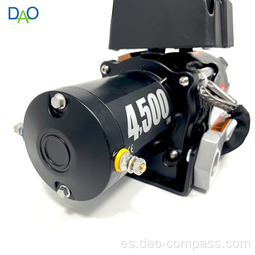 cabrestante eléctrico atv 4500lbs con cable de acero